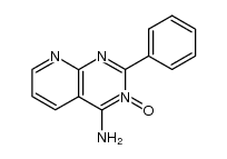 4-amino-2-phenylpyrido[2,3-d]pyrimidine-3-oxide结构式
