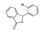3-(2-bromophenyl)-3H-2-benzofuran-1-one结构式