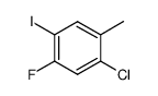 1-chloro-5-fluoro-4-iodo-2-methylbenzene Structure