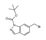 tert-butyl 6-(bromomethyl)-1H-indazole-1-carboxylate Structure