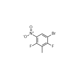 1-溴-2,4-二氟-3-甲基-5-硝基苯结构式
