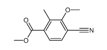 methyl 4-cyano-2-methyl-3-(methyloxy)benzoate Structure