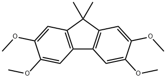 2,3,6,7-tetramethoxy-9,9-dimethyl-9H-fluorene Structure