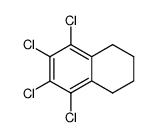 1,2,3,4-tetrachloro-5,6,7,8-tetrahydronaphthalene Structure