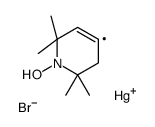 2,2,6,6-tetramethyl-1-oxyl-delta(3)-piperidine-4-mercuribromide picture