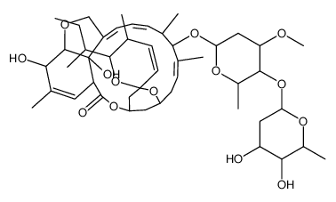 (8Z)-3'',5-di-O-demethylavermectin A1a Structure