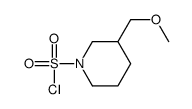 3-(methoxymethyl)-1-piperidinesulfonyl chloride(SALTDATA: FREE)结构式
