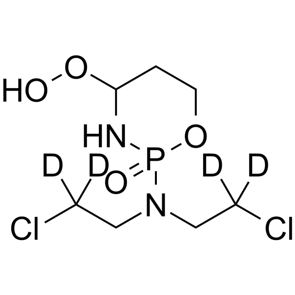 4-Hydroperoxy Cyclophosphamide-d4 Structure