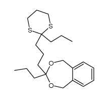3-propyl-3-(3-(2-propyl-1,3-dithian-2-yl)propyl)-1,5-dihydrobenzo[e][1,3]dioxepine结构式