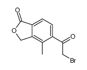 5-(2-bromoacetyl)-4-methylisobenzofuran-1(3H)-one Structure