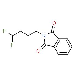 2-(4,4-Difluorobutyl)isoindoline-1,3-dione Structure