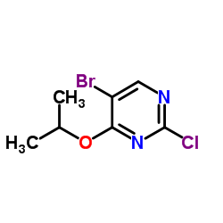 5-Bromo-2-chloro-4-isopropoxypyrimidine Structure