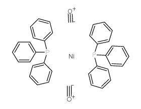 Bis(triphenylphosphine)dicarbonylnickel Structure