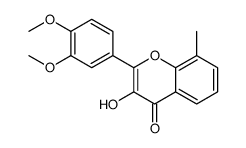2-(3,4-Dimethoxyphenyl)-3-hydroxy-8-Methyl-4H-chroMen-4-one Structure