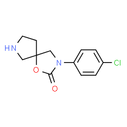 3-(4-Chloro-phenyl)-1-oxa-3,7-diaza-spiro[4.4]nonan-2-one Structure