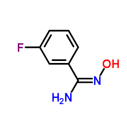 (Z)-3-氟-N'-羟基苯-1-羧酰亚胺结构式