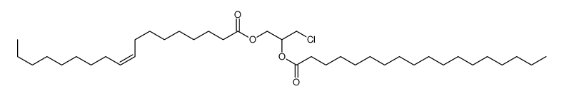 rac 1-油酰基-2-硬脂酰基-3-氯丙二醇-d5结构式