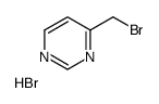 4-(溴甲基)嘧啶氢溴酸盐结构式