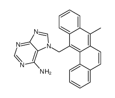 7-[(7-methylbenzo[a]anthracen-12-yl)methyl]purin-6-amine结构式