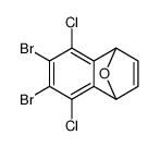 1,4-Epoxynaphthalene, 6,7-dibromo-5,8-dichloro-1,4-dihydro结构式