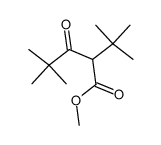 methyl tert-butyl(pivaloyl)acetate Structure