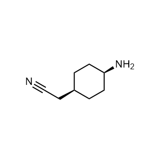 cis-2-(4-氨基环己基)乙腈结构式