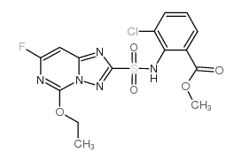 氯酯磺草胺结构式
