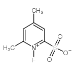 n-fluoro-4,6-dimethylpyridinium-2-sulfonate Structure