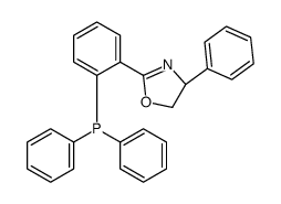 (S)-(+)-2-[2-(二苯基膦)苯基]-4-苯基-2-噁唑啉结构式