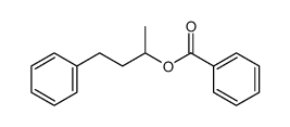 1-methyl-3-phenylpropyl benzoate结构式