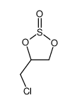 4-(chloromethyl)-1,3,2-dioxathiolane 2-oxide Structure