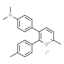 2-methyl-4,6-bis(N,N-dimethylaminophenyl)pyrylium结构式