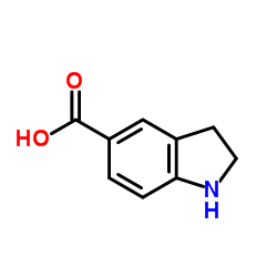 5-Indolinecarboxylic acid Structure