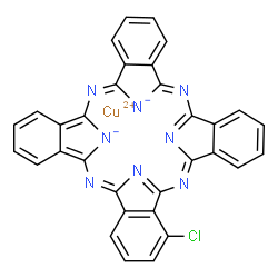 [1-chlorophthalocyaninato]copper Structure