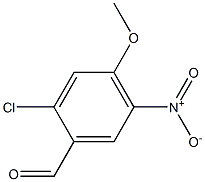 2-Chloro-4-methoxy-5-nitro-benzaldehyde Structure