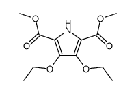 dimethyl 3,4-diethoxypyrrole-2,5-dicarboxylate结构式