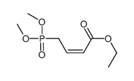 ethyl 4-dimethoxyphosphorylbut-2-enoate结构式