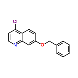 7-苄氧基-4-氯喹啉结构式