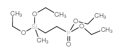 diethyl [2-(diethoxymethylsilyl)ethyl]phosphonate Structure