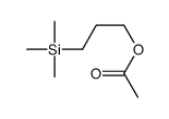 1-Propanol, 3-(trimethylsilyl)-, acetate Structure