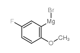 5-氟-2-甲氧苯基溴化镁结构式