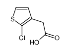 2-(2-chlorothiophen-3-yl)acetic acid结构式