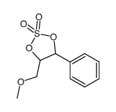 4-(methoxymethyl)-5-phenyl-1,3,2-dioxathiolane 2,2-dioxide Structure