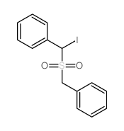 Benzyl iodo(phenyl)methyl sulfone Structure