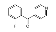 (2-Fluorophenyl)-4-pyridinyl-methanone Structure