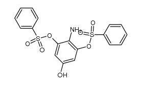 4-Amino-3,5-bis-benzolsulfonyloxy-phenol Structure