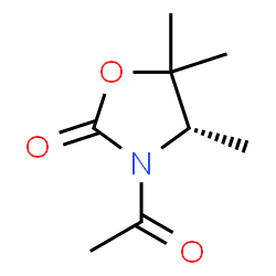 2-Oxazolidinone, 3-acetyl-4,5,5-trimethyl-, (S)- (9CI) Structure