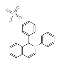 1,2-diphenyl-1H-isothiochromen-2-ium,perchlorate Structure