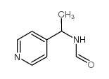 N-(1-吡啶-4-乙基)-甲酰胺结构式