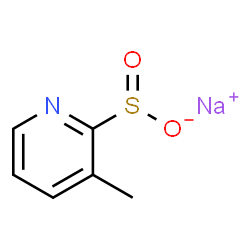 3-甲基吡啶-2-亚磺酸钠结构式